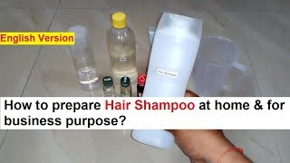 Hair Shampoo Making Formula  हेयर शैम्पू बनाने का फॉर्मूला [upl. by Anuaik135]