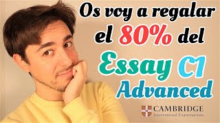 Cómo escribir ESSAY C1 WRITING ADVANCED CAMBRIDGE [upl. by Crowell241]