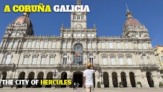 A CORUÑA  One Day Travel In This Northern City Of Galicia Spain [upl. by Ahtanamas894]