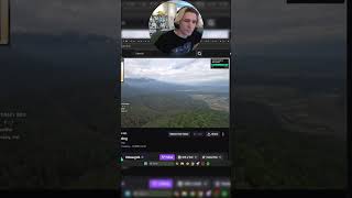 xQc Reacts to CDawgVA livestreaming while Paragliding [upl. by Koss]