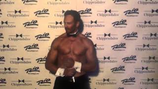 2013 Chippendales Las Vegas welcomes new guest star actor IAN ZIERING [upl. by Ailee]