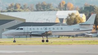 Fairchild SA227AC Metro III Takeoff from the Kelowna International Airport [upl. by Risan]