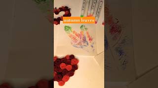 gift idea 💝🎁،autumn leaves🍁 shorts shortsfeed shortvideo tiktok youtubeshorts art tutorial [upl. by Juliette86]