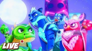 Here Come The PJ Riders  PJ Masks LIVE 247 🔴  Kids Cartoon  Video for Kids pjmasks [upl. by Yelyac]