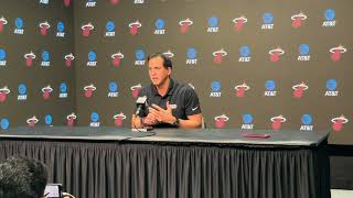 Miami Heat Media Day  Erik Spoelstra’s full press conference [upl. by Surad526]