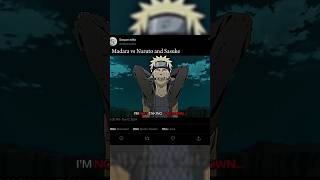 Madara vs Naruto and Sasuke 😱😍😈naruto shortvideo madara amv popular shorts [upl. by Ivzt]