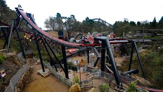 Nemesis Reborn Construction Timelapse  Alton Towers Resort [upl. by Musetta]