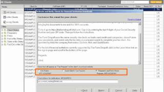 Tax Import Invite clients to download data [upl. by Serafina431]