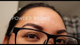 POWDER BROW HEALING PROCESS VS MICROBLADED BROWS [upl. by Natfa]