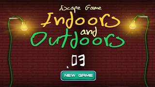 Escape Game Indoors And Outdoors 3 WalkThrough  FirstEscapeGames [upl. by Aid]