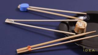 How to Use Chopsticks  3 Chopsticks Life Hack [upl. by Inhoj]