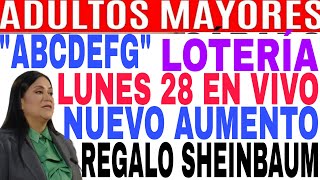 🔥EN VIVO HOY SALIO FECHAS LETRAS CALENDARIO 📆 PAGOS🎉 ADULTOS MAYORES 65 💥 [upl. by Odilia]