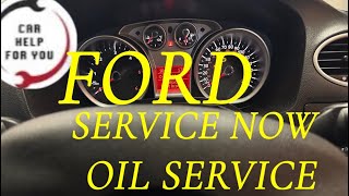 FORD SERVICE RESET  HOW TO RESET SERVICE LIGHT ON FORD  2010 FORD FOCUS SERVICE LIGHT RESET METHOD [upl. by Notgnihsaw948]