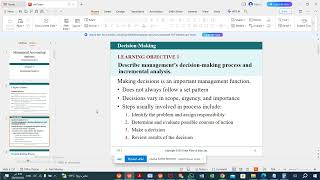 Incremental Analysis Chapter 7 Part 1 [upl. by Latton]