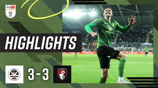 Kieffer Moore stars in INCREDIBLE comeback 🔥  Swansea City 33 AFC Bournemouth [upl. by Cherlyn954]