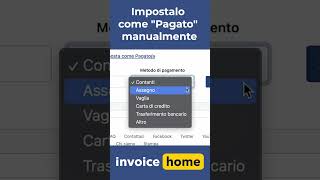 Come contrassegnare una fattura come pagata [upl. by Lindgren]