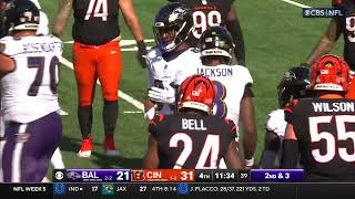 Lamar Jackson Highlights Vs Bengals Week 5 2024 [upl. by Ahsata]