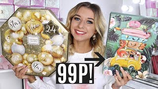 99P DISCOUNTED ADVENT CALENDARS 2019  JANUARY SALES [upl. by Haerle]