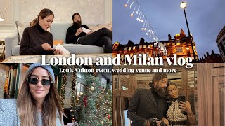 London with Filippo for LV Christmas Tree Reveal Wedding Venue Search and Chit Chat Tamara Kalinic [upl. by Leelaj]