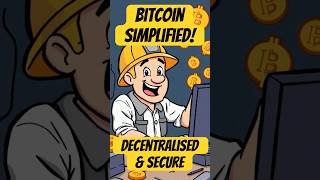 Bitcoin Explained for Beginners in 40 Seconds Bitcoin CryptoBasics BitcoinExplained [upl. by Aivekal]