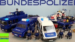 Playmobil Bundespolizei komplett alle Sets seratus1 unboxing [upl. by Marleah]