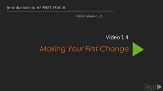 Introduction to ASPNET MVC 6 [upl. by Meredi443]