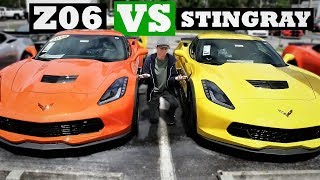 Which is The BEST Corvette Stingray vs Z06 [upl. by Gabi]