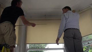 Measuring up for a Bay Window Curtain Pole [upl. by Sharai]