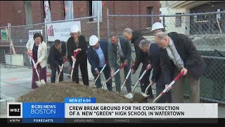 Watertown breaks ground on new quotgreenquot high school [upl. by Kremer]