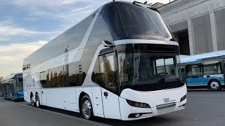 German Luxury  2024 Neoplan Skyliner Luxury Double Decker Coach  Exterior Tour [upl. by Olive]