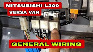 MITSUBISHI L300 VERSA VAN General wiring [upl. by Wenger]