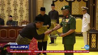 Agong Serah Surat Cara Pelantikan Kepada 14 Hakim [upl. by Ainekahs]