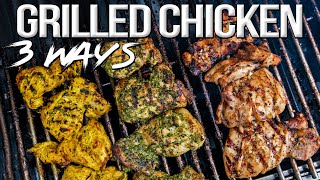 The Best Grilled Chicken  3 Easy Recipes  SAM THE COOKING GUY 4K [upl. by Bailey616]