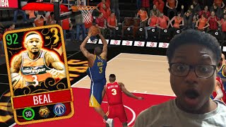 CRAZY 93 OVR Bradley Beal Gameplay NBA Live Mobile 22 Season 6 [upl. by Dumanian218]