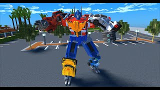 Transformers Combine  TRANSFORMERS EARTH WARS Combiner Optimus Maximus [upl. by Bosch]