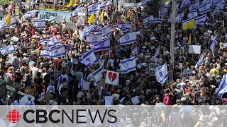 Israeli general strike for ceasefire deal ordered to end by labour court [upl. by Jala823]