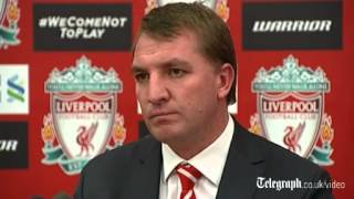 Liverpool boss Rodgers Suarez ban too harsh [upl. by Ahseinaj]