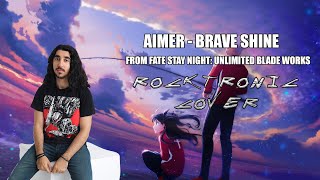 Aimer  Brave Shine Rocktronic Cover From Fate Stay Night Unlimited Blade Works [upl. by Shirl]