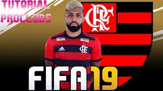 FIFA 19  TUTORIAL FACE I Gabriel Barbosa Flamengo Pro Clubs [upl. by Ijat]