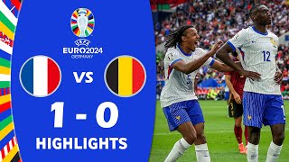 EURO2024 FRANCIA vs BELGICA 10  Análisis del Partido [upl. by Tana]