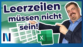 Excel 2019 So problemlos löscht Du unerwünschte Leer und Referenzzeilen [upl. by Turtle998]