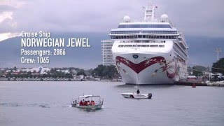 Triple cruise ship arrival in Puerto Vallarta Crown Princess Norwegian Jewel amp Veendam [upl. by Ybhsa963]