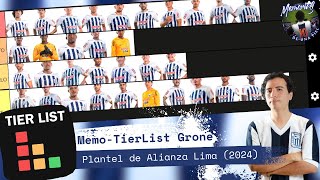 ¿PURGA EN ALIANZA LIMA ¿NADIE SE SALVA TierlistGrone  Plantel Alianza Lima 2024 [upl. by Albertina]