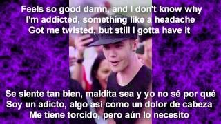 Justin Bieber  Confident Letra Español  Ingles [upl. by Winona]