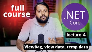 NET CORE full course 2023  ViewBag ViewData and TempData in NET Core  Lecture 4 dotnetcore [upl. by Elodia]