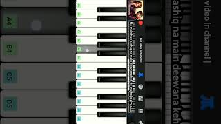 TERA MERA HAI PYAR AMAR  PIANO  cover notes tutorial  Ishq Murshid shorts status trending [upl. by Diehl482]