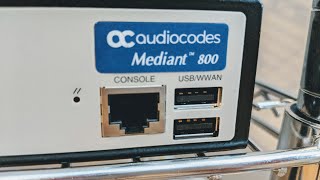 Connect console port AudioCodes Mediant 500 or 800 [upl. by Croner]