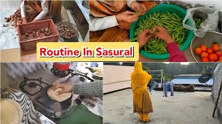 ❄️First Vlog From Sasural  Winter Vlog Indian Village VlogVillage Life [upl. by Elayor]