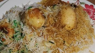 Anda biryani full recipe 😋 easyfoodtomakeathome food andabiryani biryanirecipe [upl. by Terryl511]