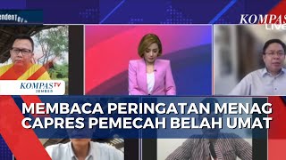 Membaca Pesan Menag Gus Yaqut Soal quotJangan Pilih Capres Pemecah Belah Umatquot [upl. by Eenobe184]